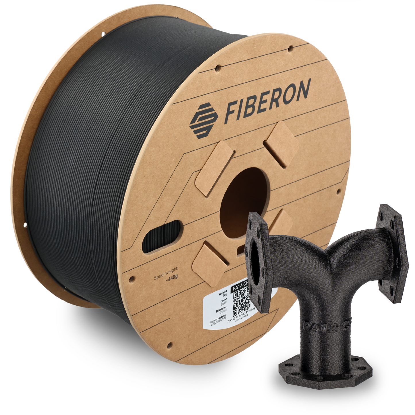 Polymaker Fiberon PA12-CF10 Filament 0.5kg 1.75mm