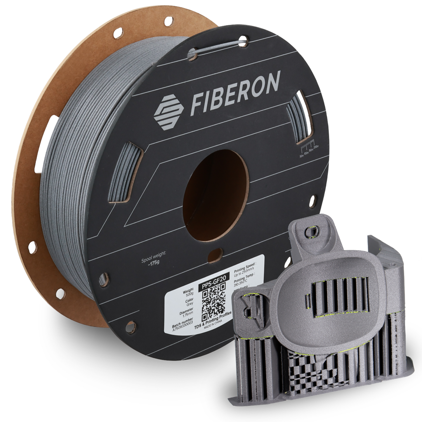 Polymaker Fiberon PPS-GF20 Filament 0.5kg 1.75mm