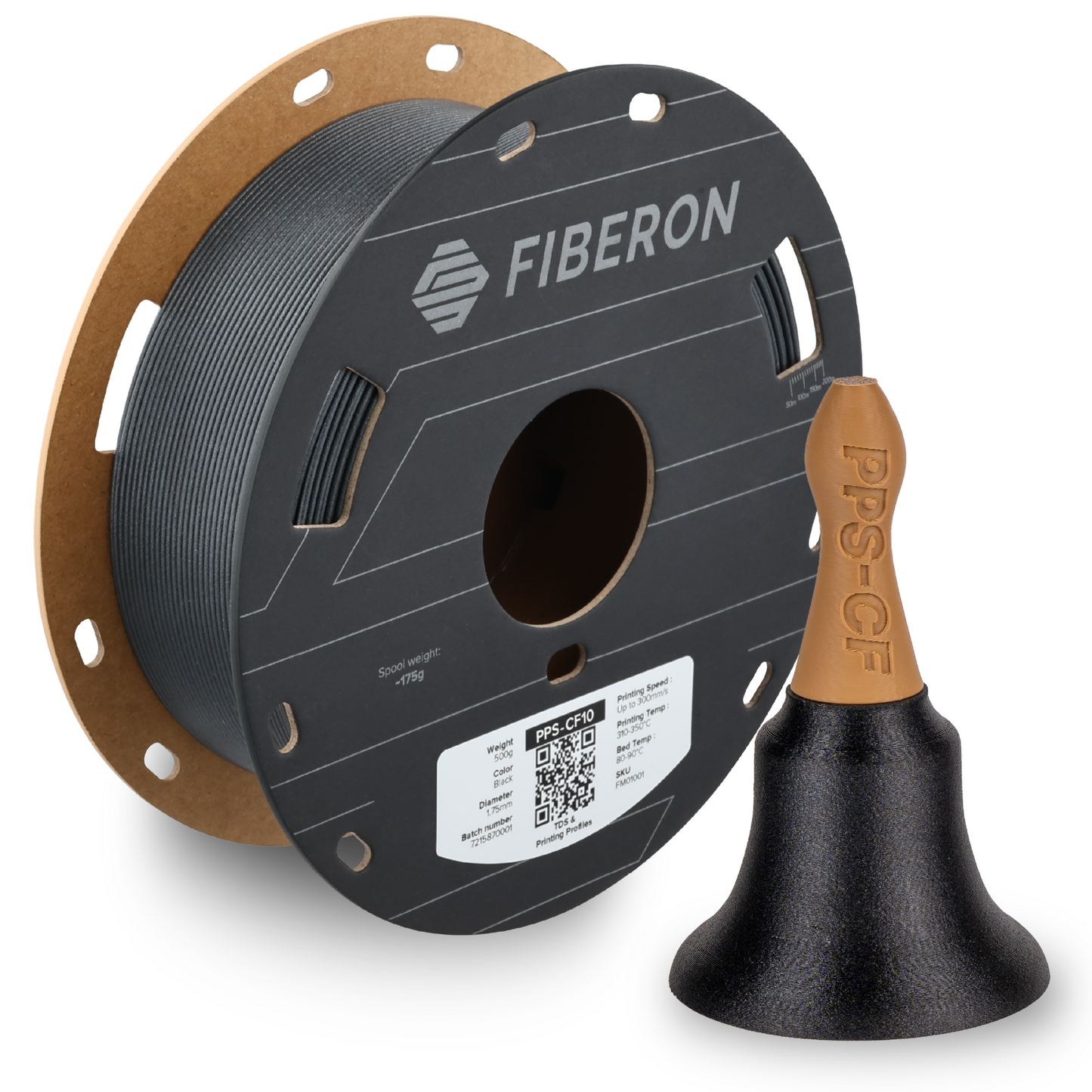 Polymaker Fiberon PPS-CF10 Filament 0.5kg 1.75mm