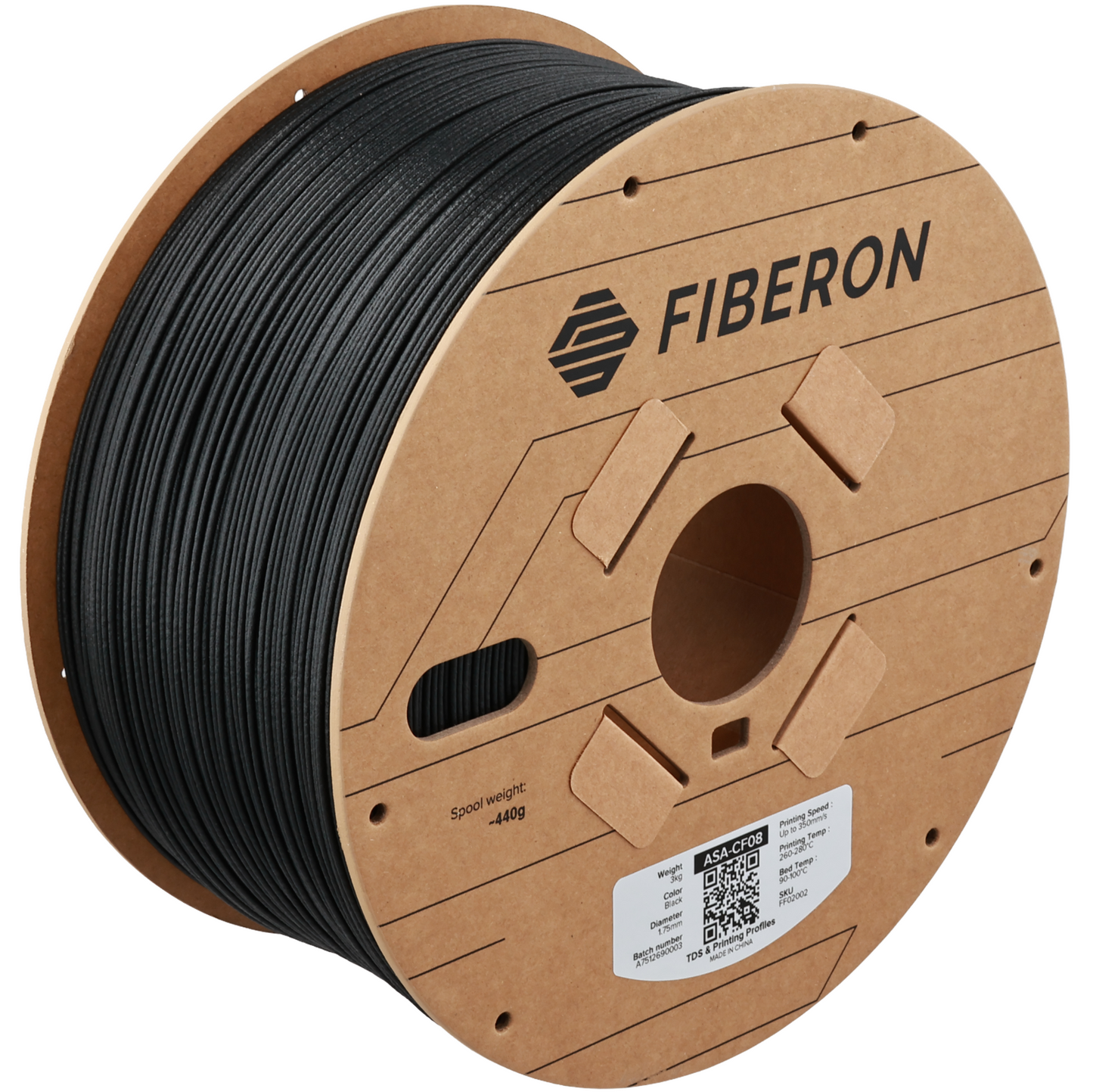 Polymaker Fiberon ASA-CF08 Filament 0.5kg 1.75mm