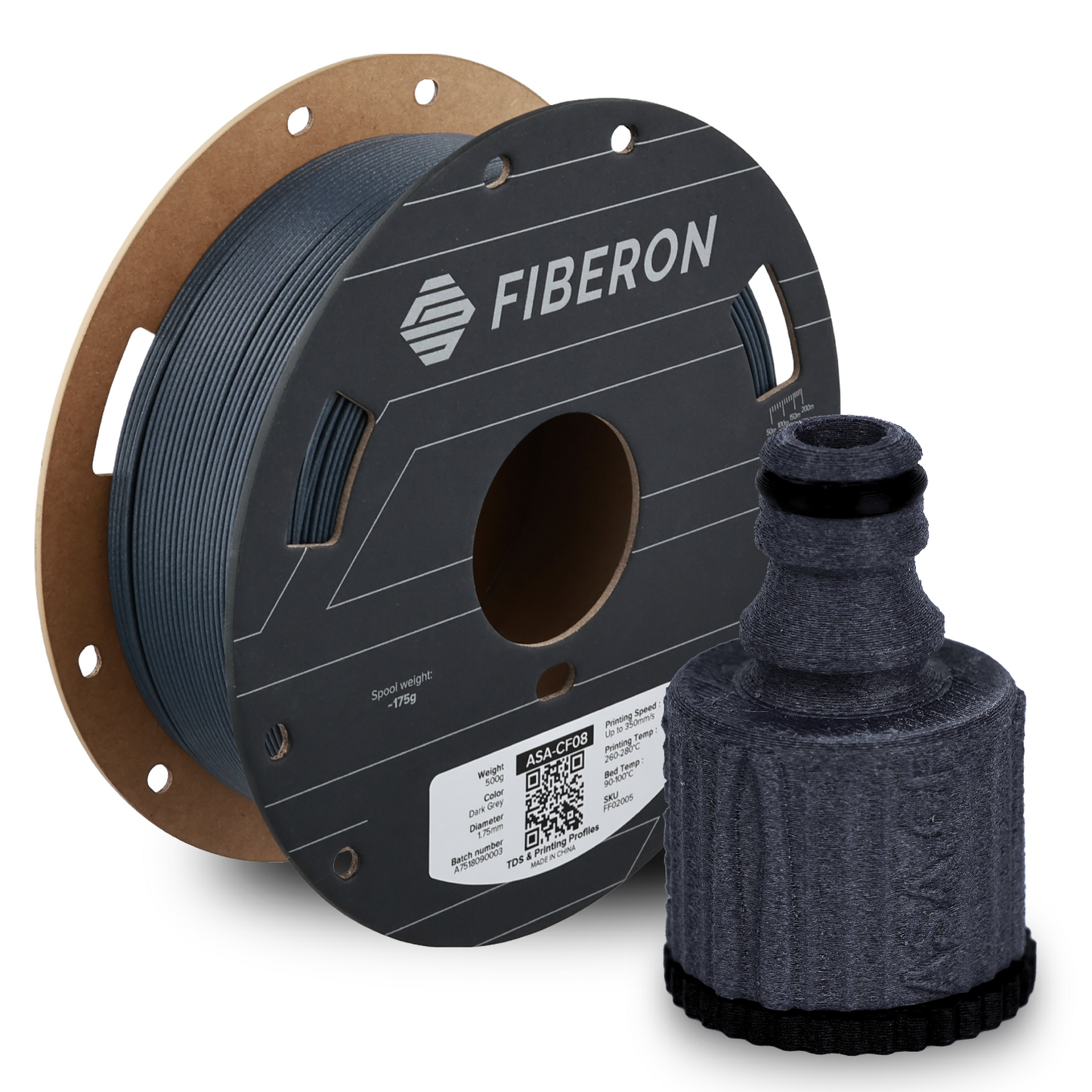 Polymaker Fiberon ASA-CF08 Filament 0.5kg 1.75mm