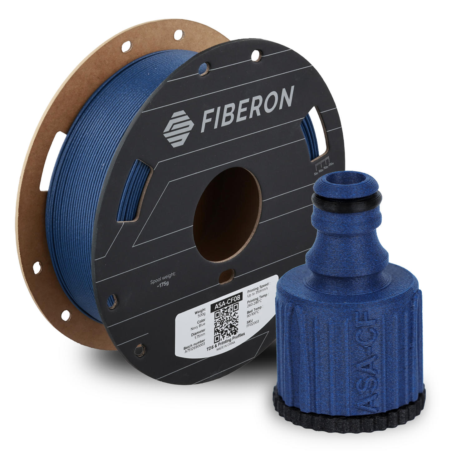 Polymaker Fiberon ASA-CF08 Filament 0.5kg 1.75mm