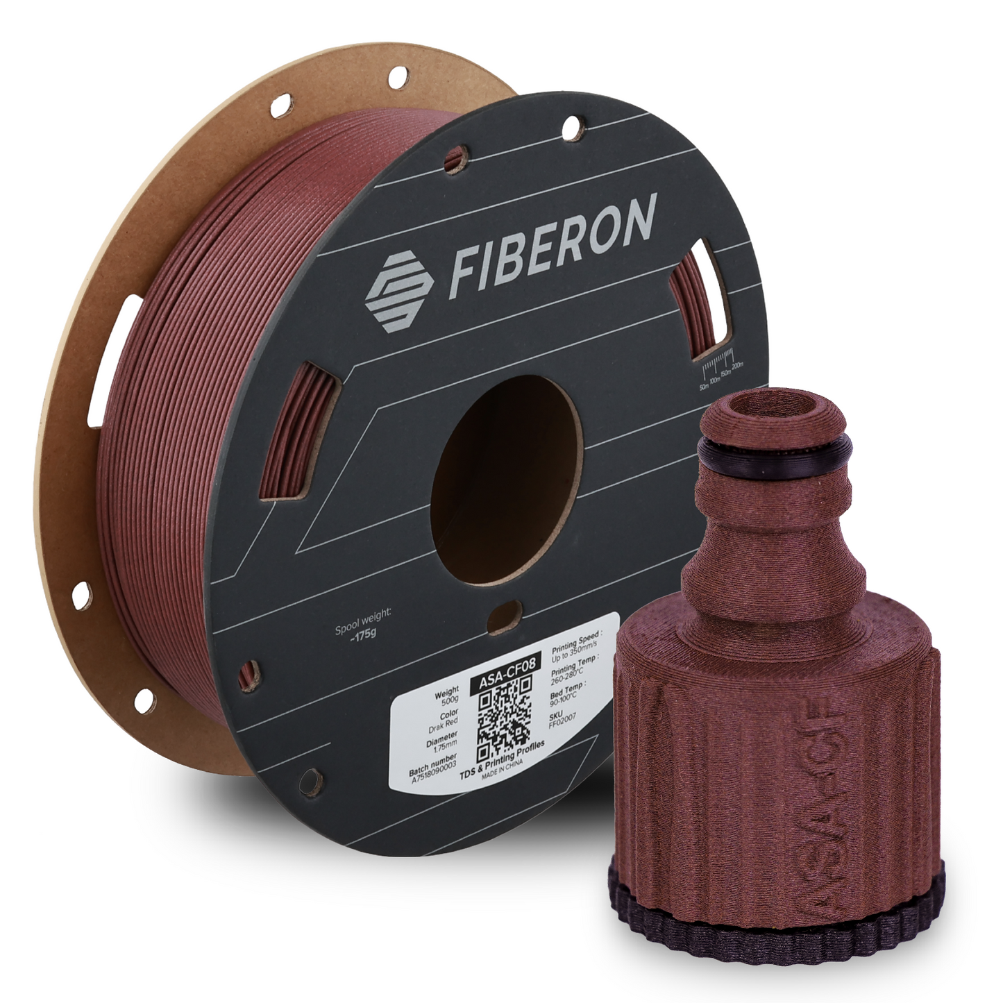 Polymaker Fiberon ASA-CF08 Filament 0.5kg 1.75mm
