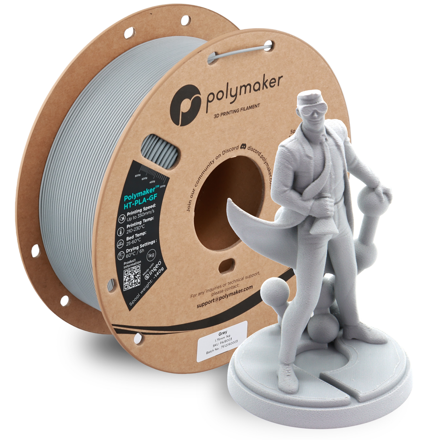 Polymaker HT-PLA-GF Filament 1kg 1.75 mm