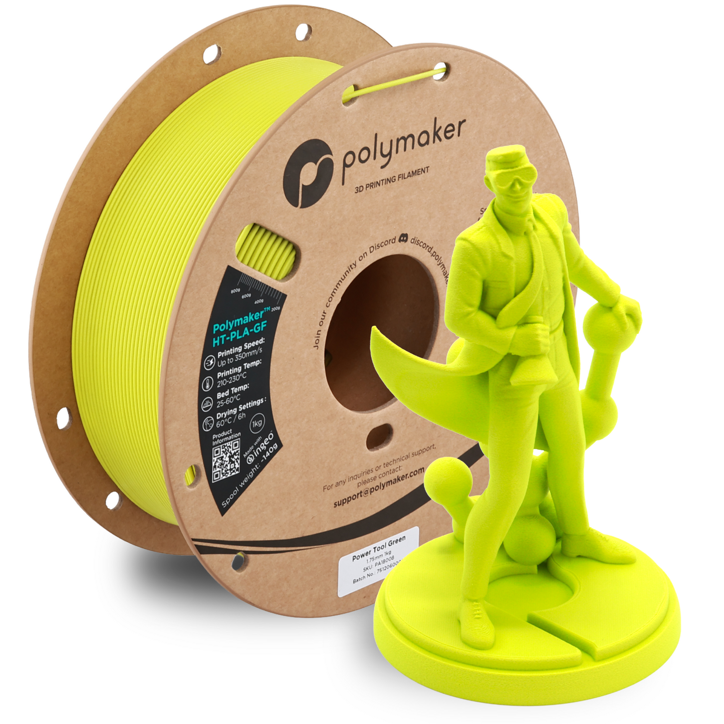 Polymaker HT-PLA-GF Filament 1kg 1.75 mm