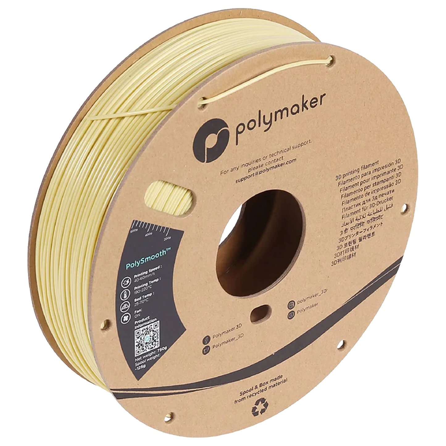 Polymaker PolySmooth PVB 0.75kg 1.75mm