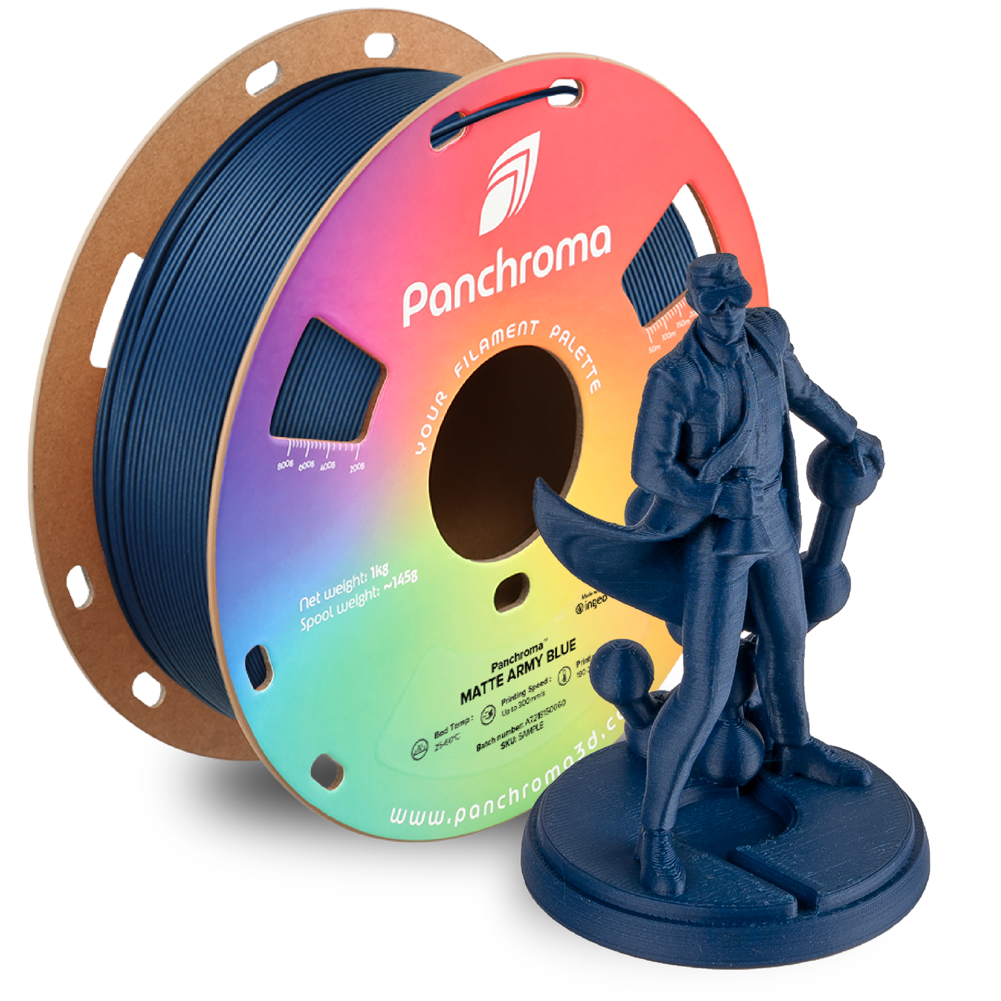 Polymaker Panchroma Matte PLA Filament 1kg 1.75 mm