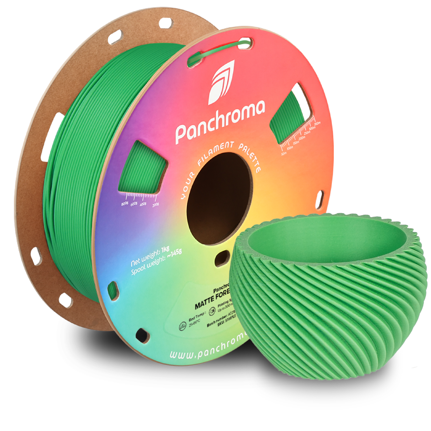 Polymaker Panchroma Matte PLA Filament 1kg 1.75 mm