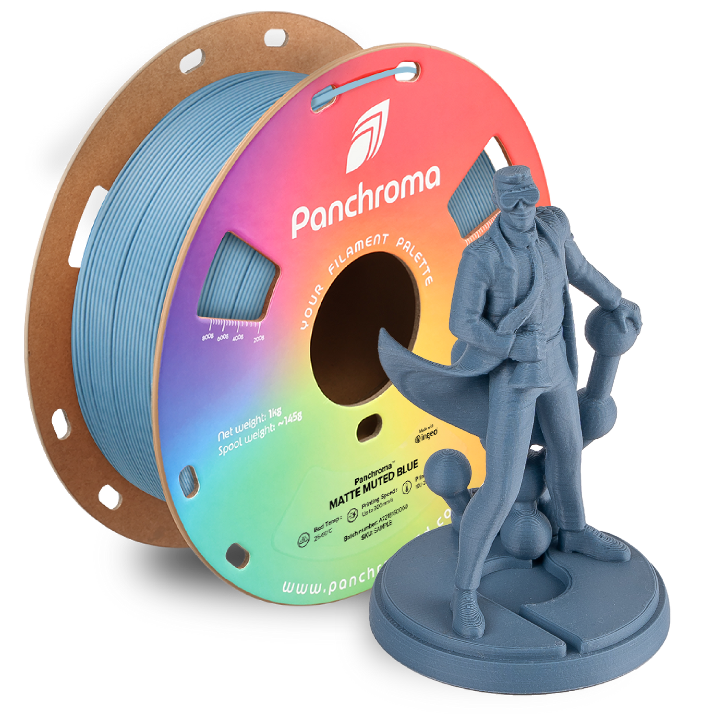 Polymaker Panchroma Matte PLA Filament 1kg 1.75 mm