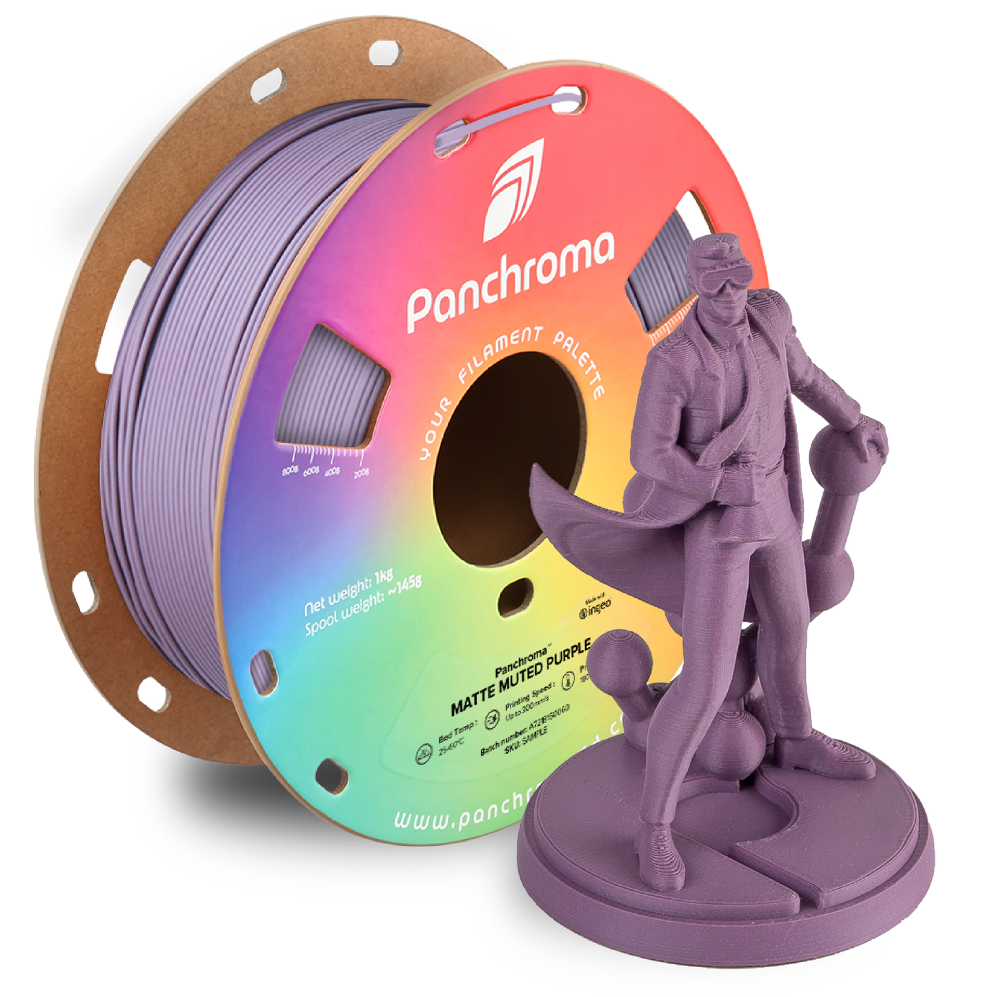 Polymaker Panchroma Matte PLA Filament 1kg 1.75 mm