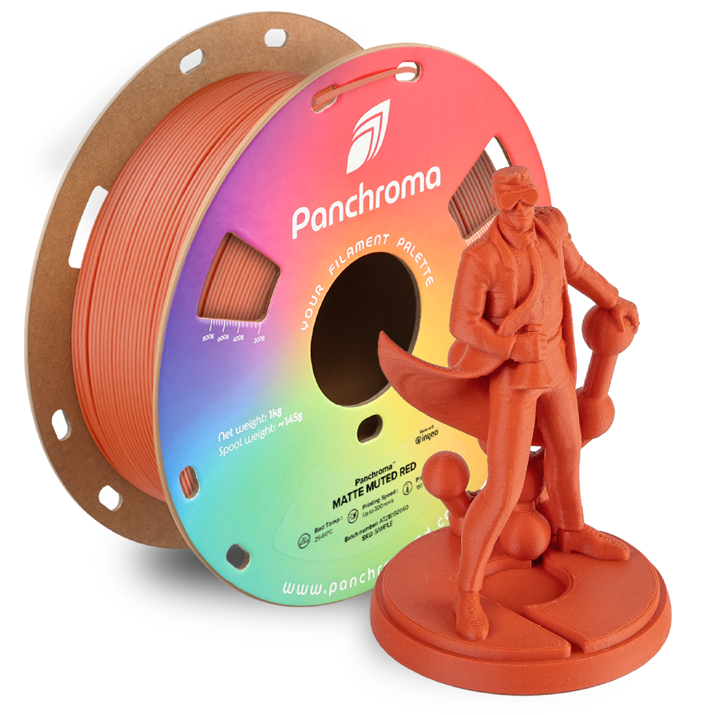 Polymaker Panchroma Matte PLA Filament 1kg 1.75 mm