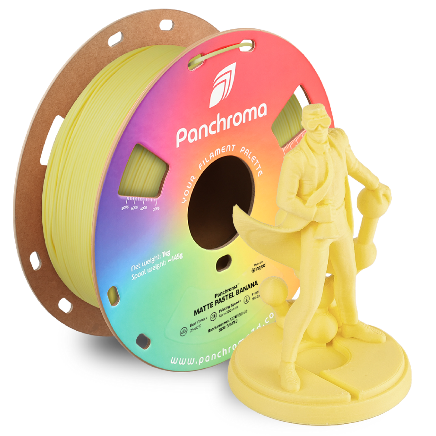 Polymaker Panchroma Matte PLA Filament 1kg 1.75 mm
