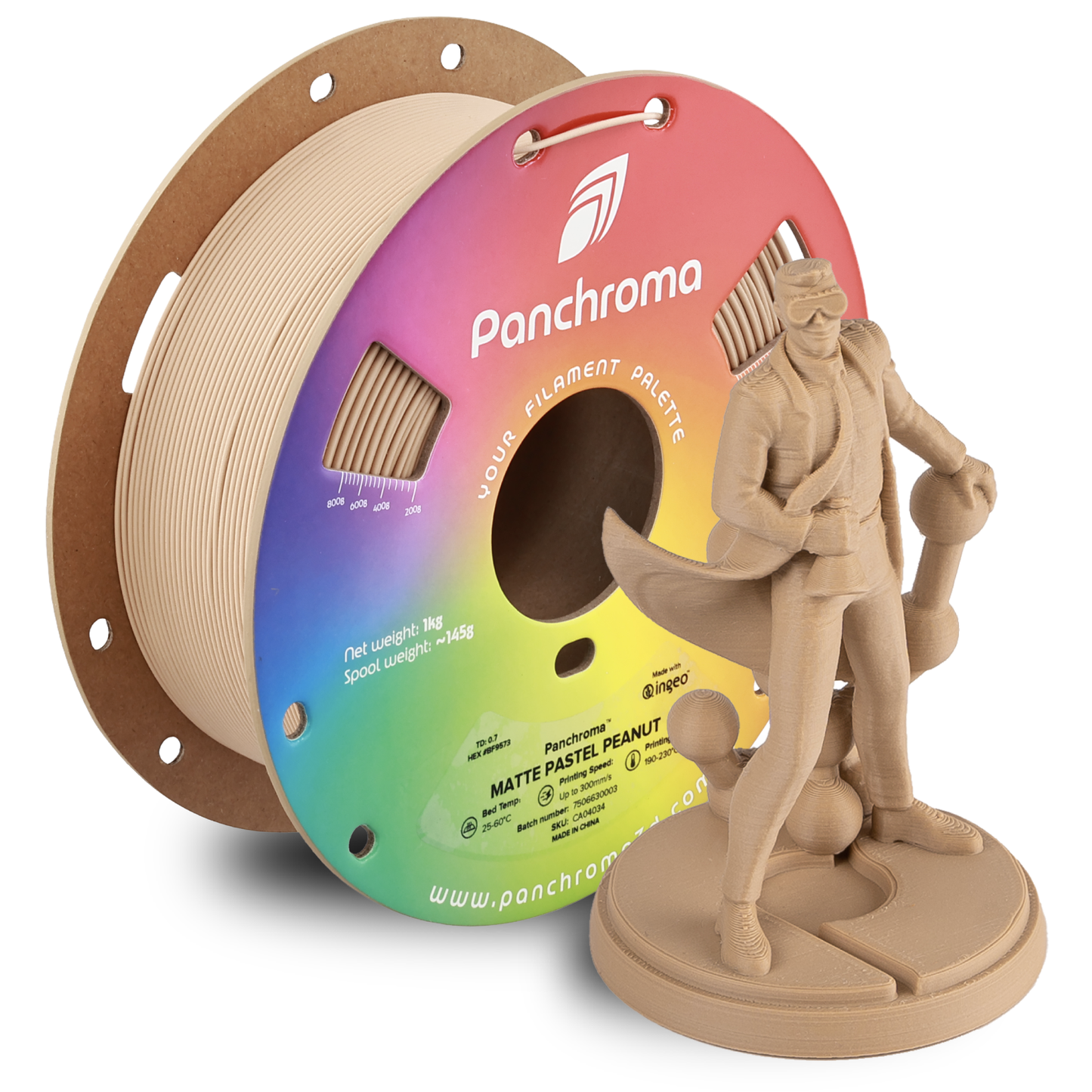 Polymaker Panchroma Matte PLA Filament 1kg 1.75 mm