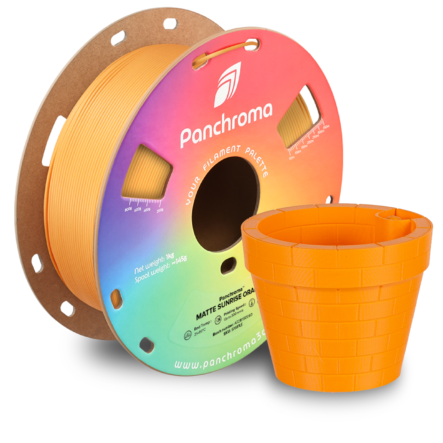Polymaker Panchroma Matte PLA Filament 1kg 1.75 mm