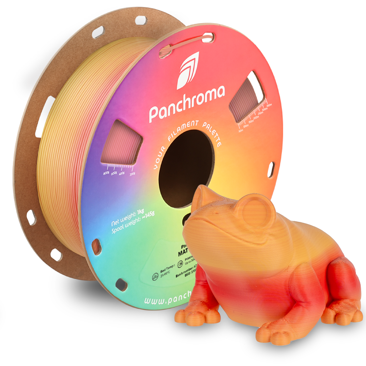 Polymaker Panchroma Gradient Matte PLA 1kg 1.75mm