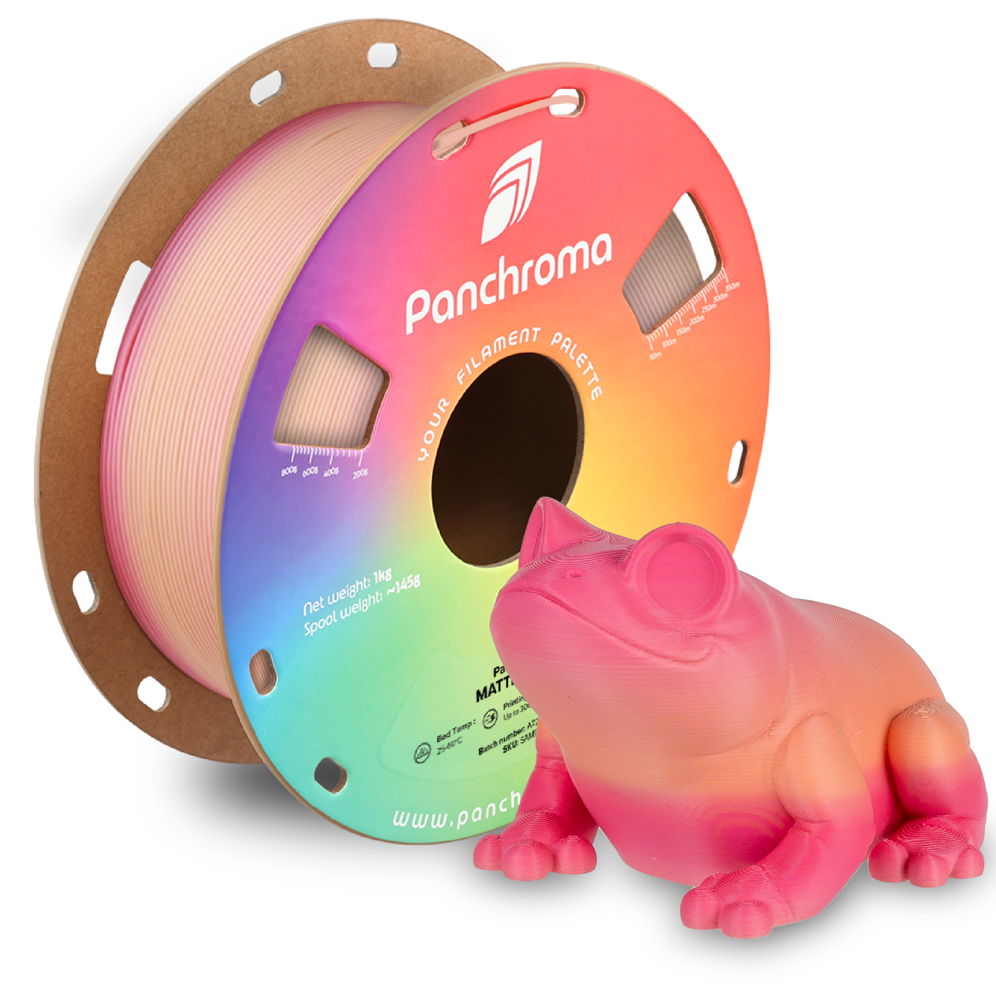 Polymaker Panchroma Gradient Matte PLA 1kg 1.75mm