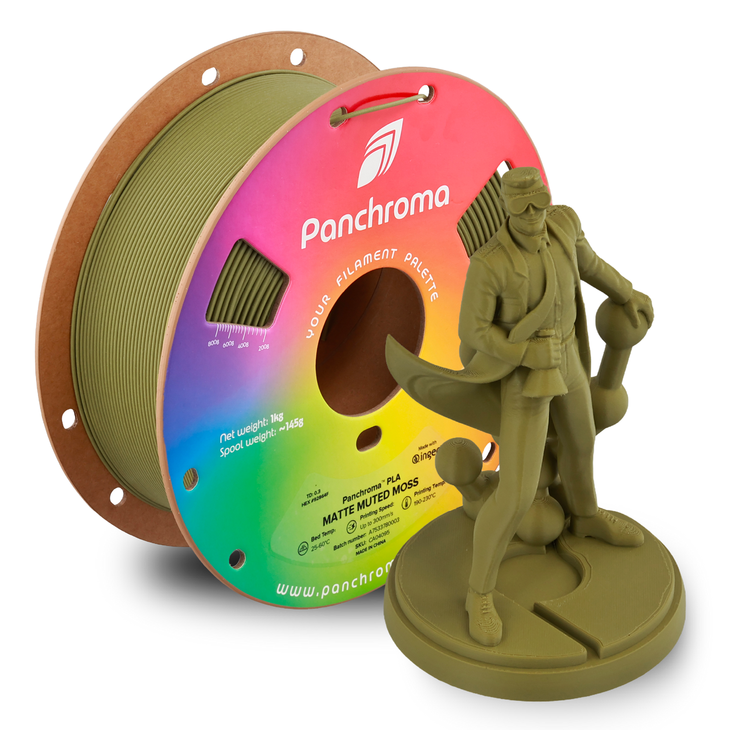 Polymaker Panchroma Matte PLA Filament 1kg 1.75 mm