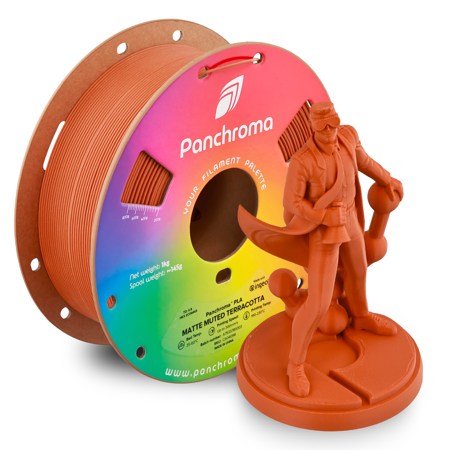 Polymaker Panchroma Matte PLA Filament 1kg 1.75 mm