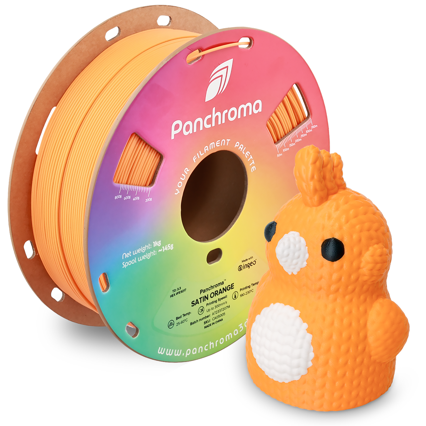 Polymaker Panchroma Satin PLA Filament 1kg 1.75mm