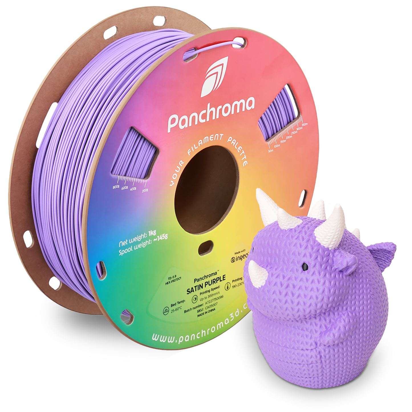 Polymaker Panchroma Satin PLA Filament 1kg 1.75mm