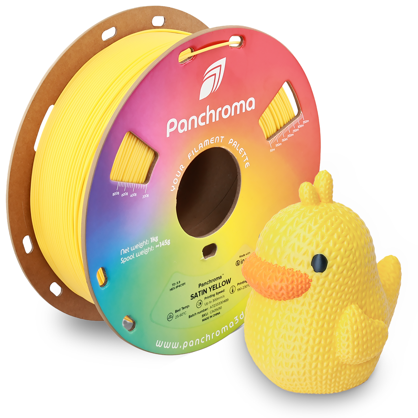Polymaker Panchroma Satin PLA Filament 1kg 1.75mm