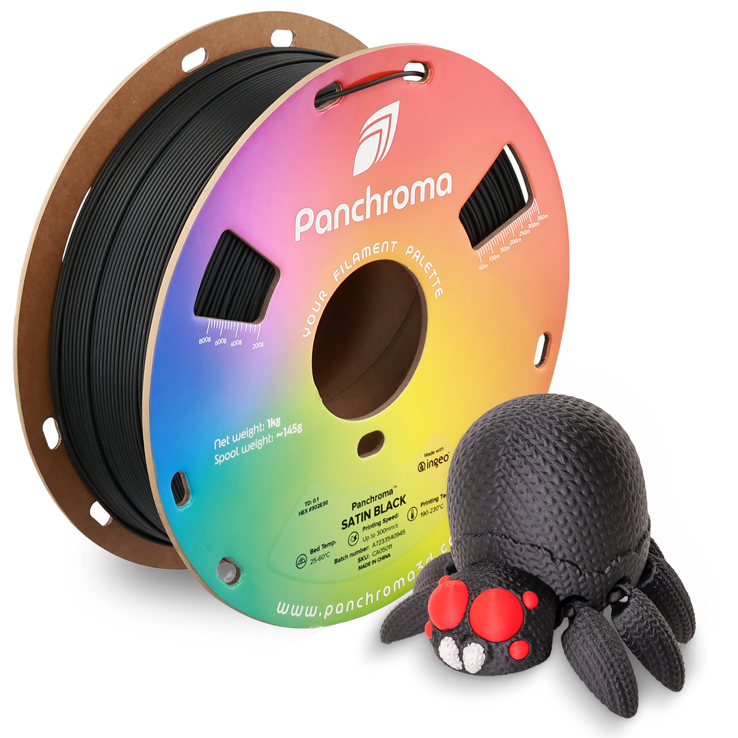 Polymaker Panchroma Satin PLA Filament 1kg 1.75mm