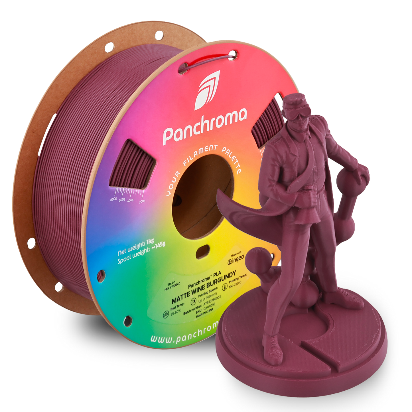Polymaker Panchroma Matte PLA Filament 1kg 1.75 mm