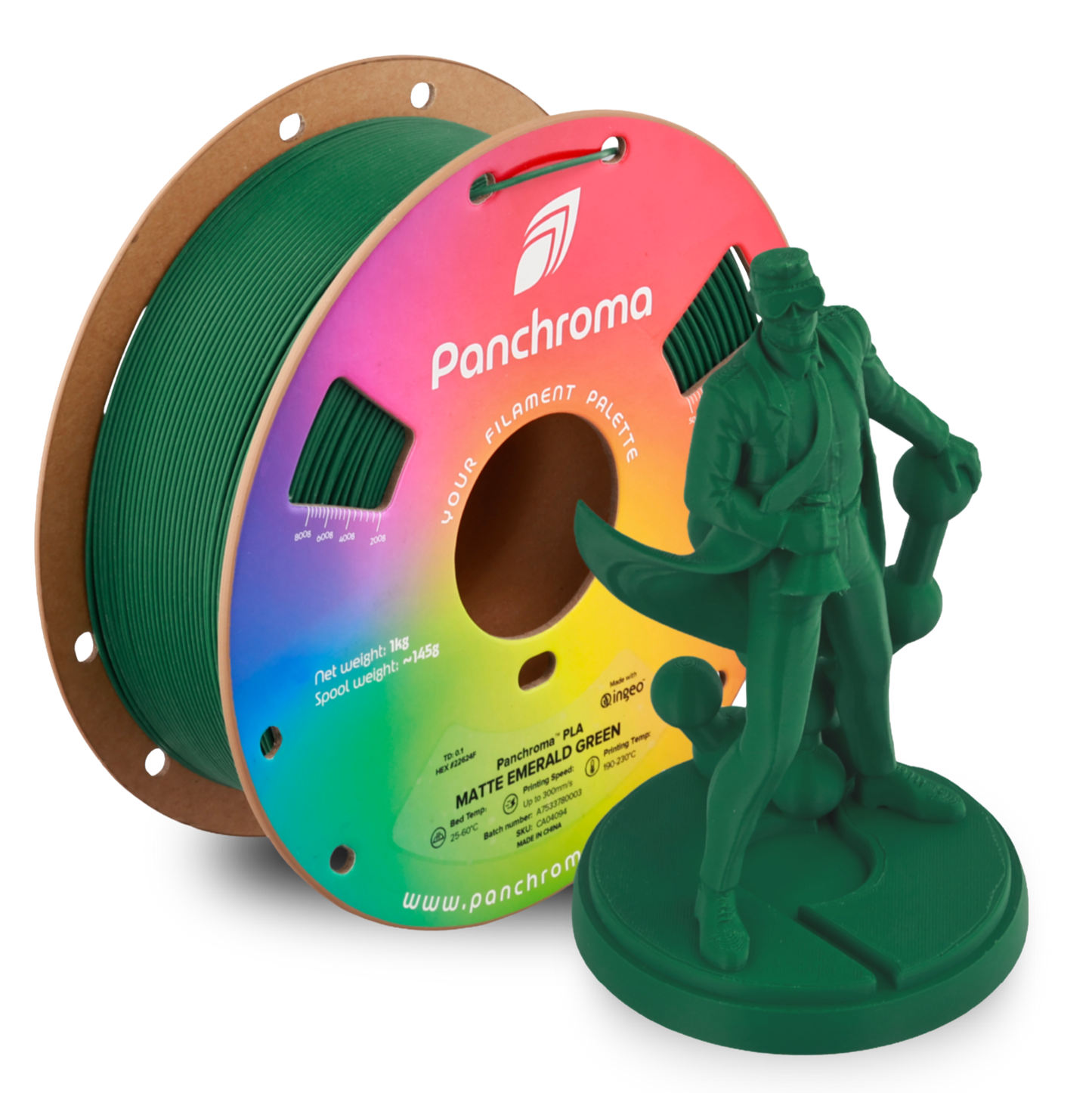 Polymaker Panchroma Matte PLA Filament 1kg 1.75 mm