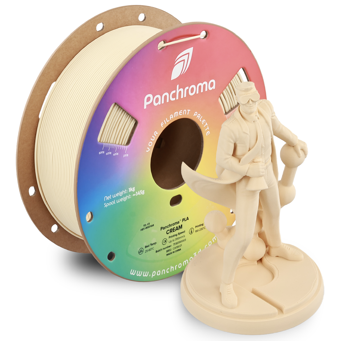 Polymaker Panchroma Basic PLA Filament 1kg 1.75 mm