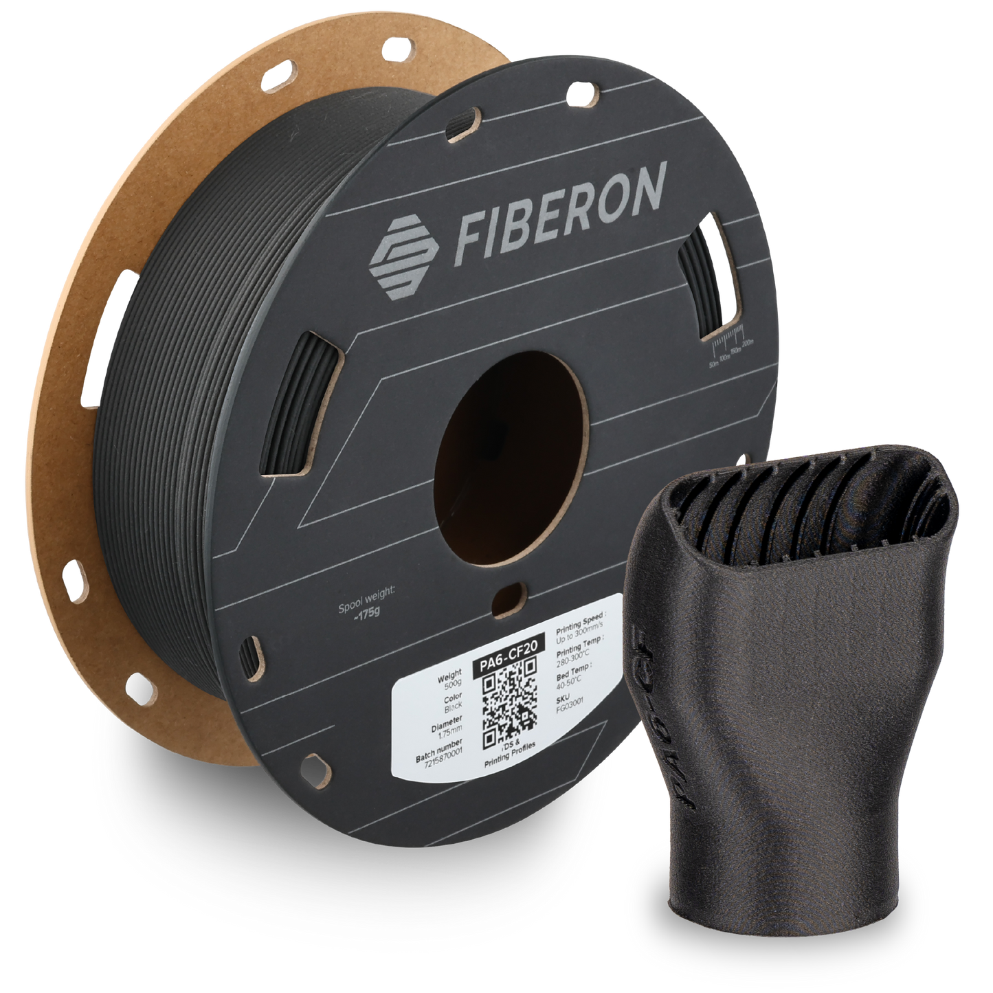 Polymaker Fiberon PA6-CF20 0.5kg 1.75mm