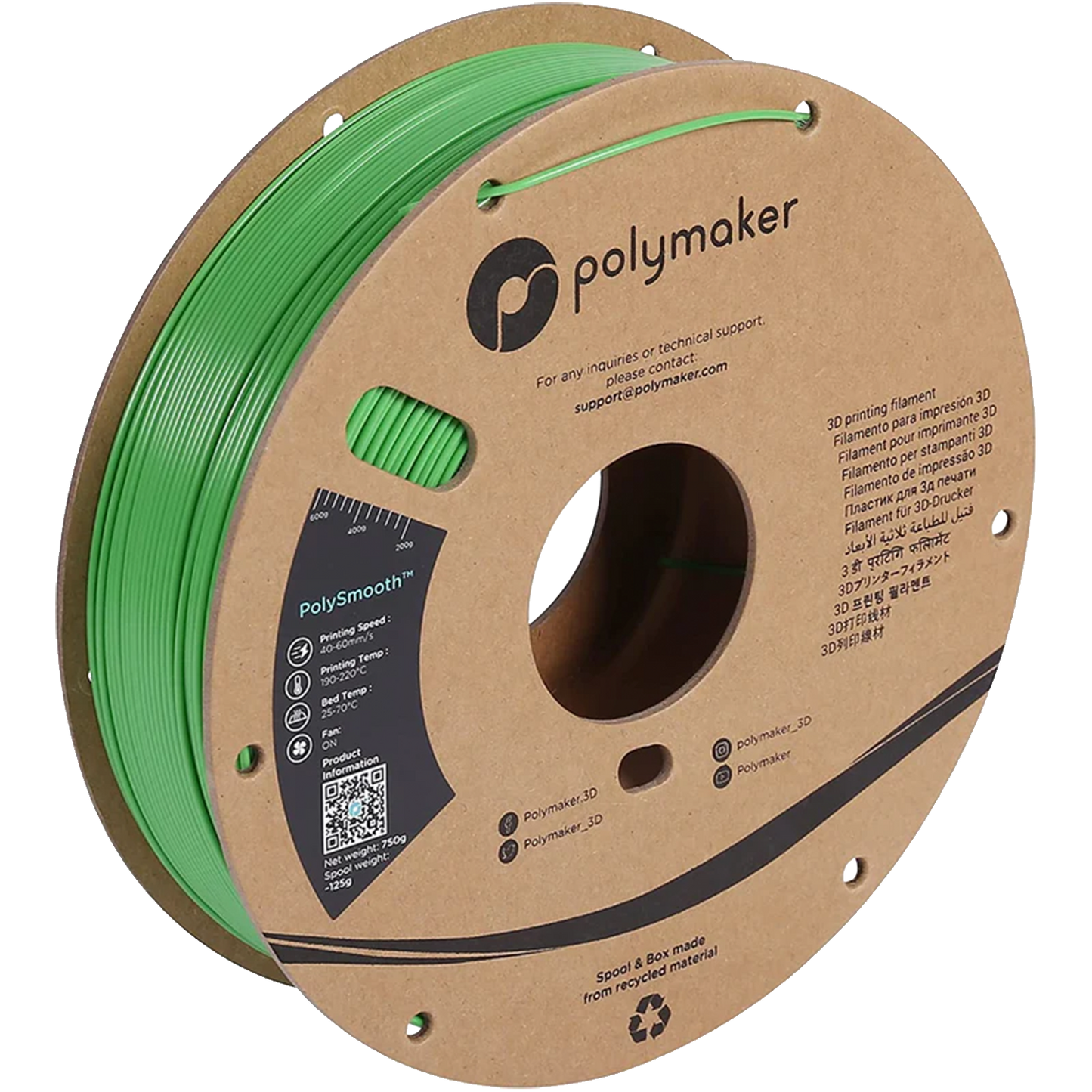 Polymaker PolySmooth PVB 0.75kg 1.75mm