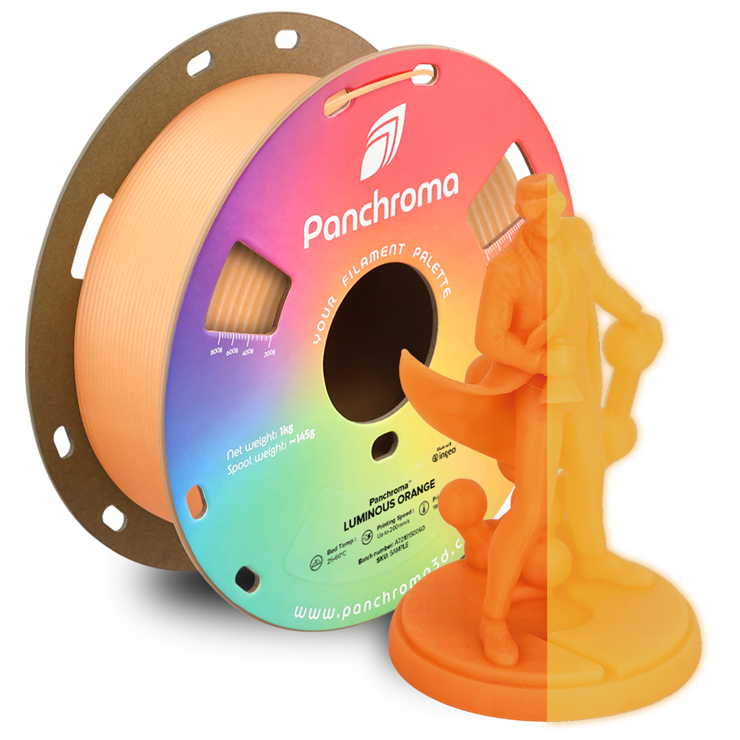 Polymaker Panchroma Luminous PLA Filament 1kg 1.75mm