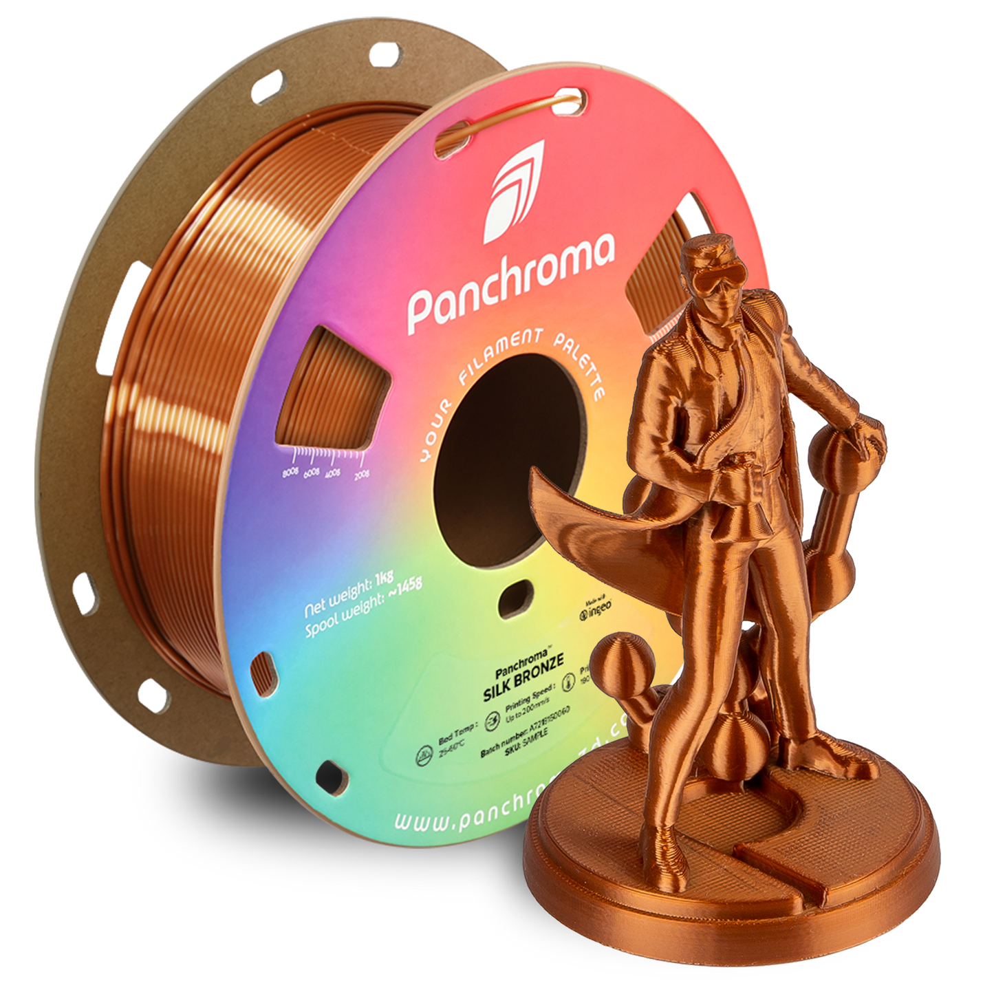 Polymaker Panchroma Silk PLA Filament 1kg 1.75 mm