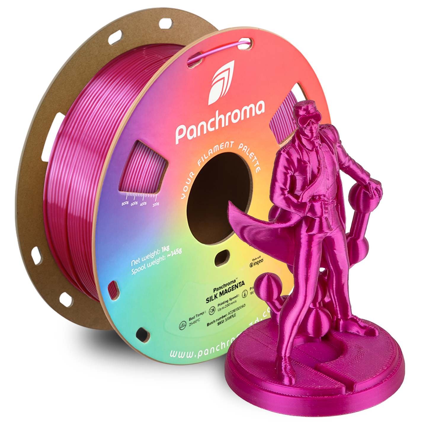 Polymaker Panchroma Silk PLA Filament 1kg 1.75 mm