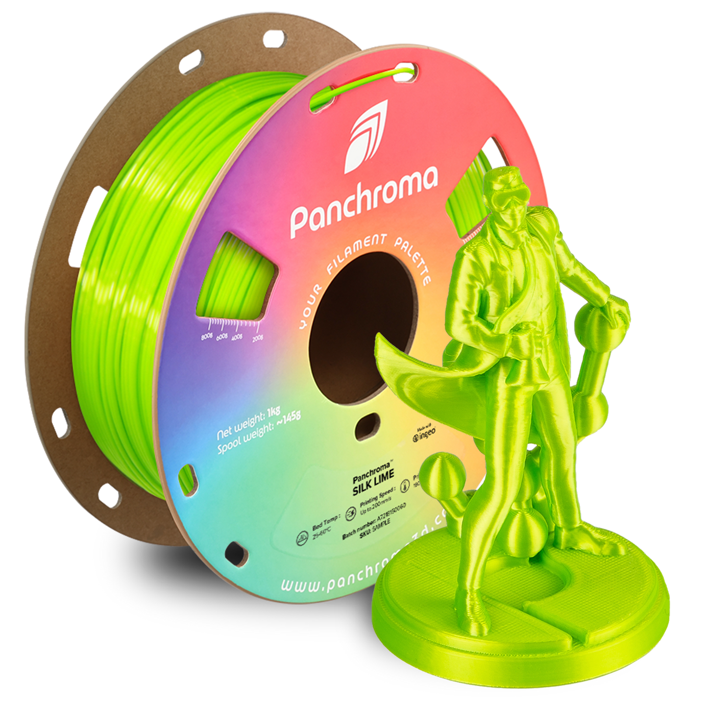 Polymaker Panchroma Silk PLA Filament 1kg 1.75 mm