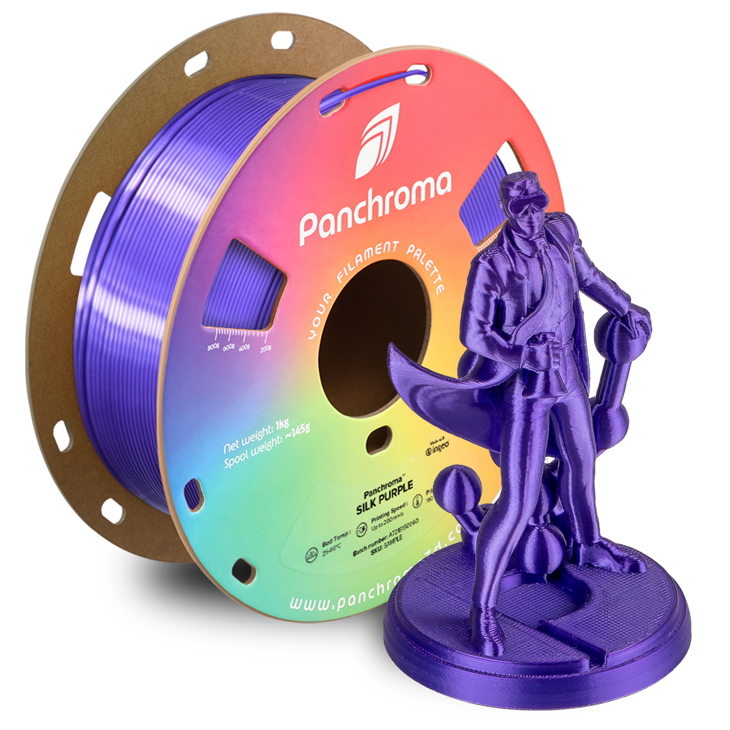 Polymaker Panchroma Silk PLA Filament 1kg 1.75 mm