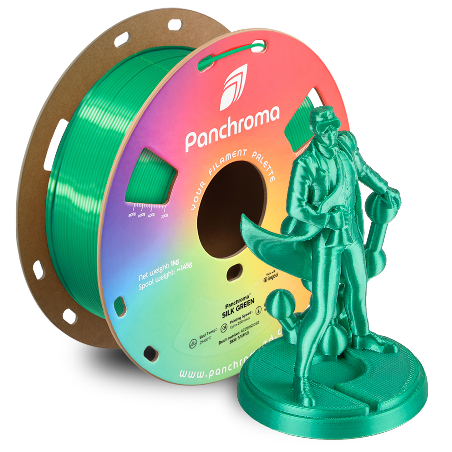 Polymaker Panchroma Silk PLA Filament 1kg 1.75 mm