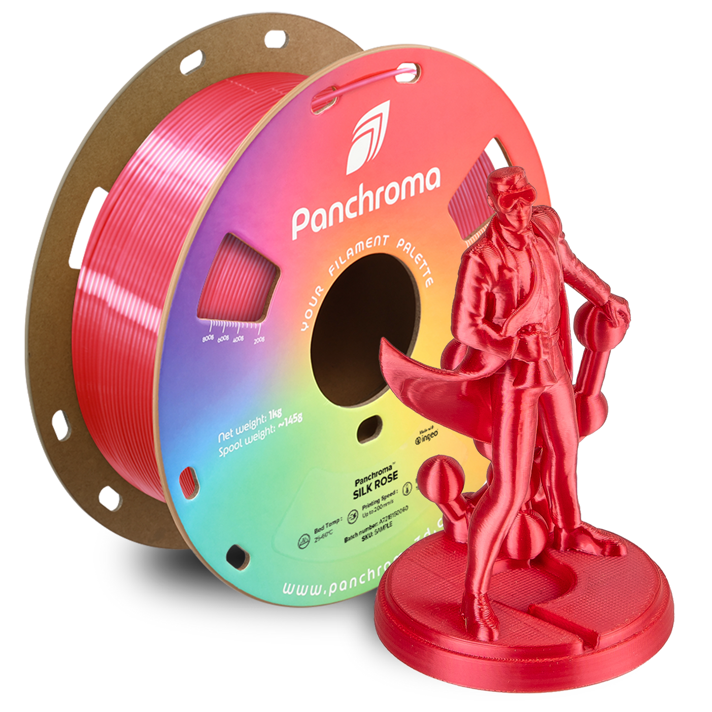 Polymaker Panchroma Silk PLA Filament 1kg 1.75 mm