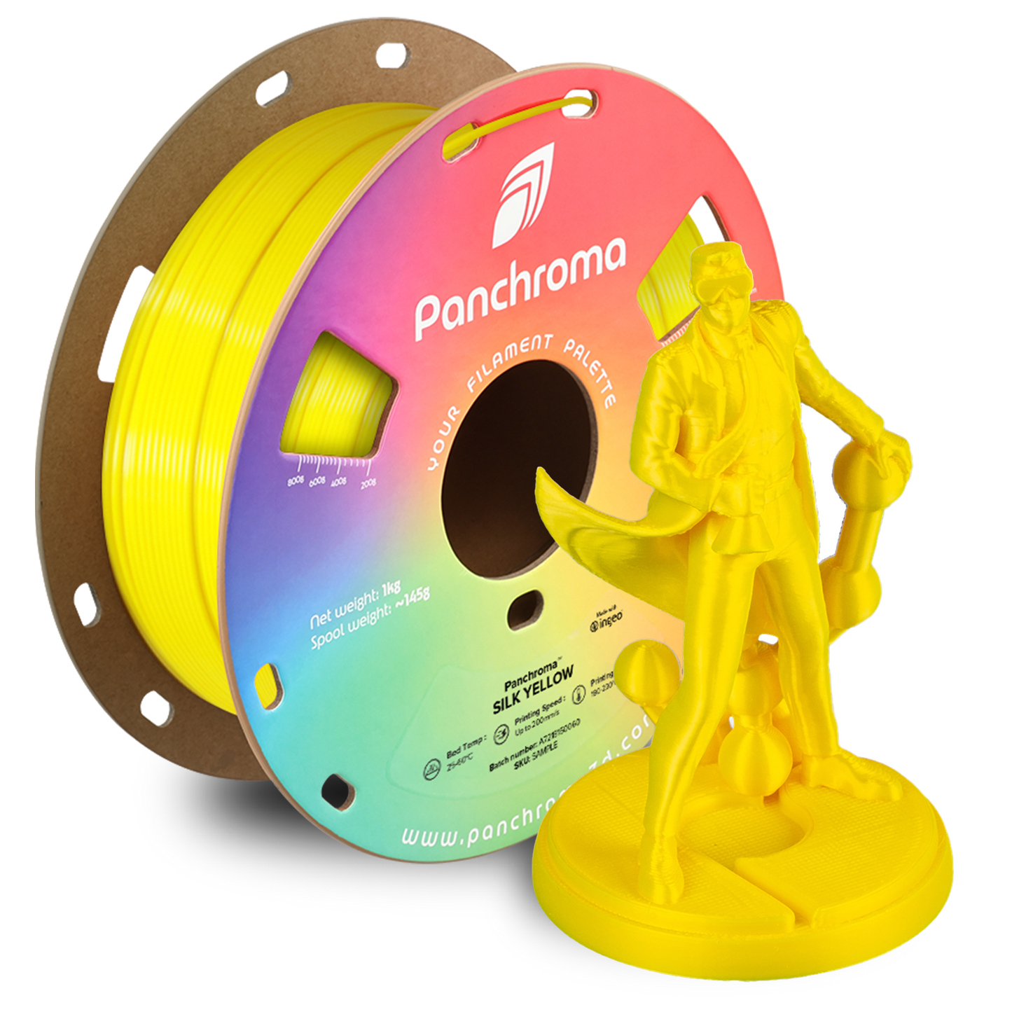 Polymaker Panchroma Silk PLA Filament 1kg 1.75 mm