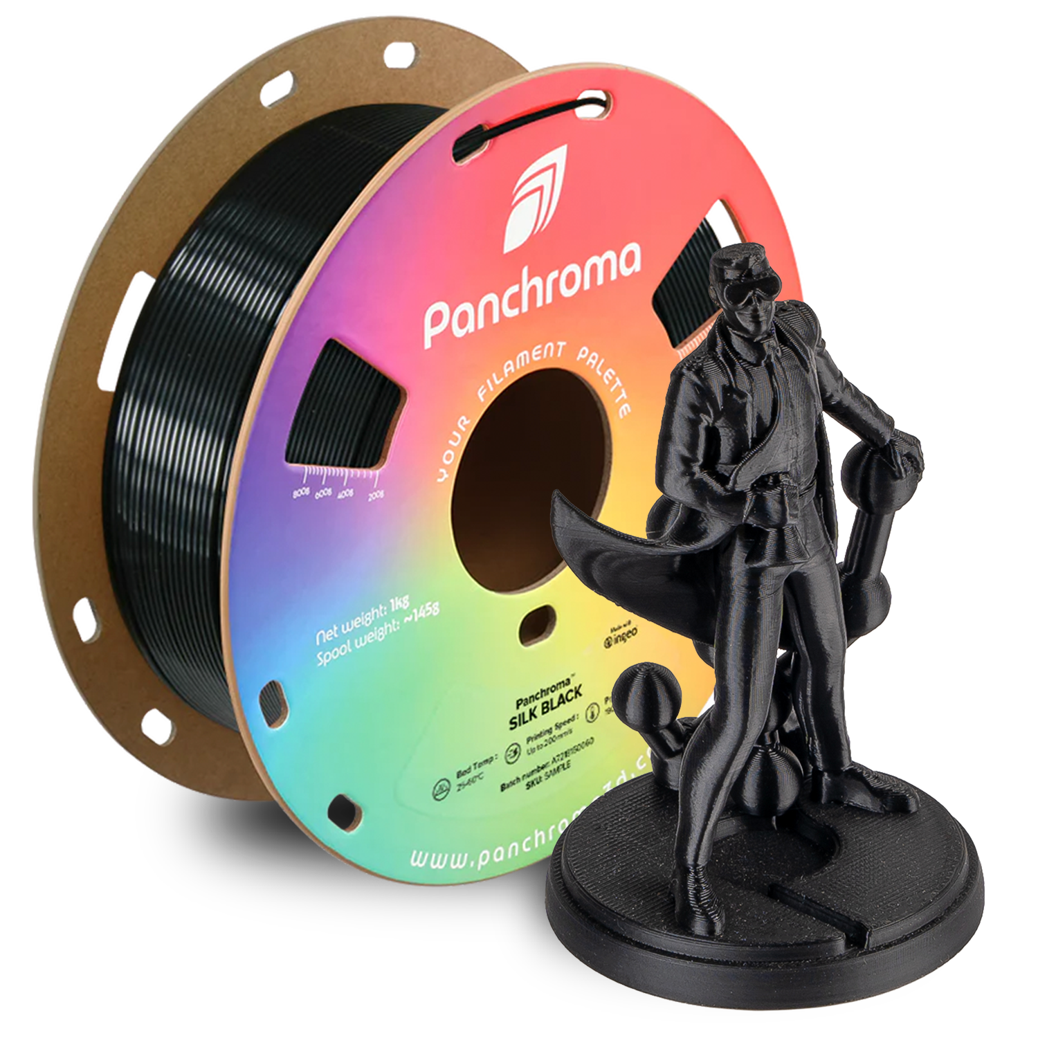 Polymaker Panchroma Silk PLA Filament in Gold für dekorative 3D-Drucke