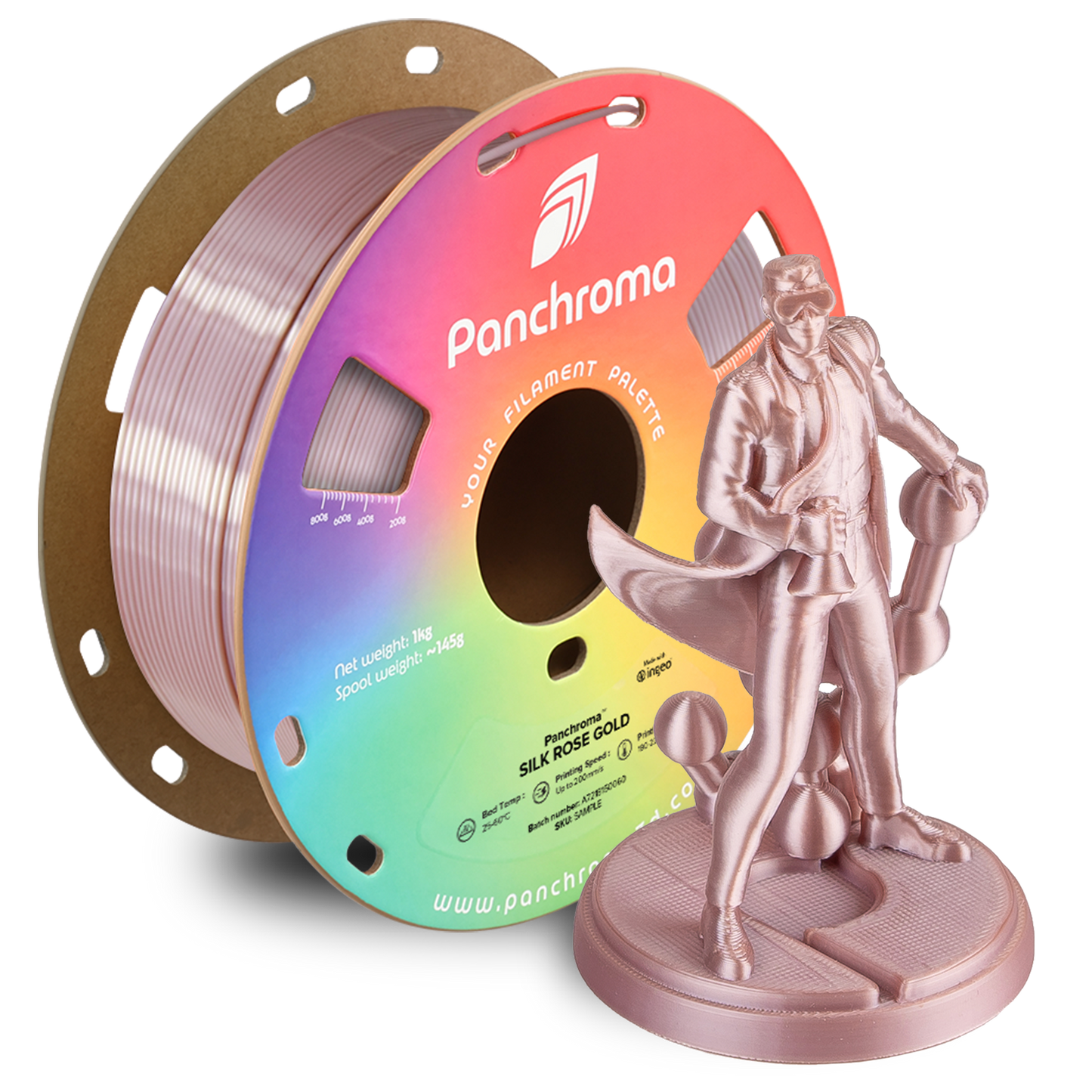 Polymaker Panchroma Silk PLA Filament 1kg 1.75 mm