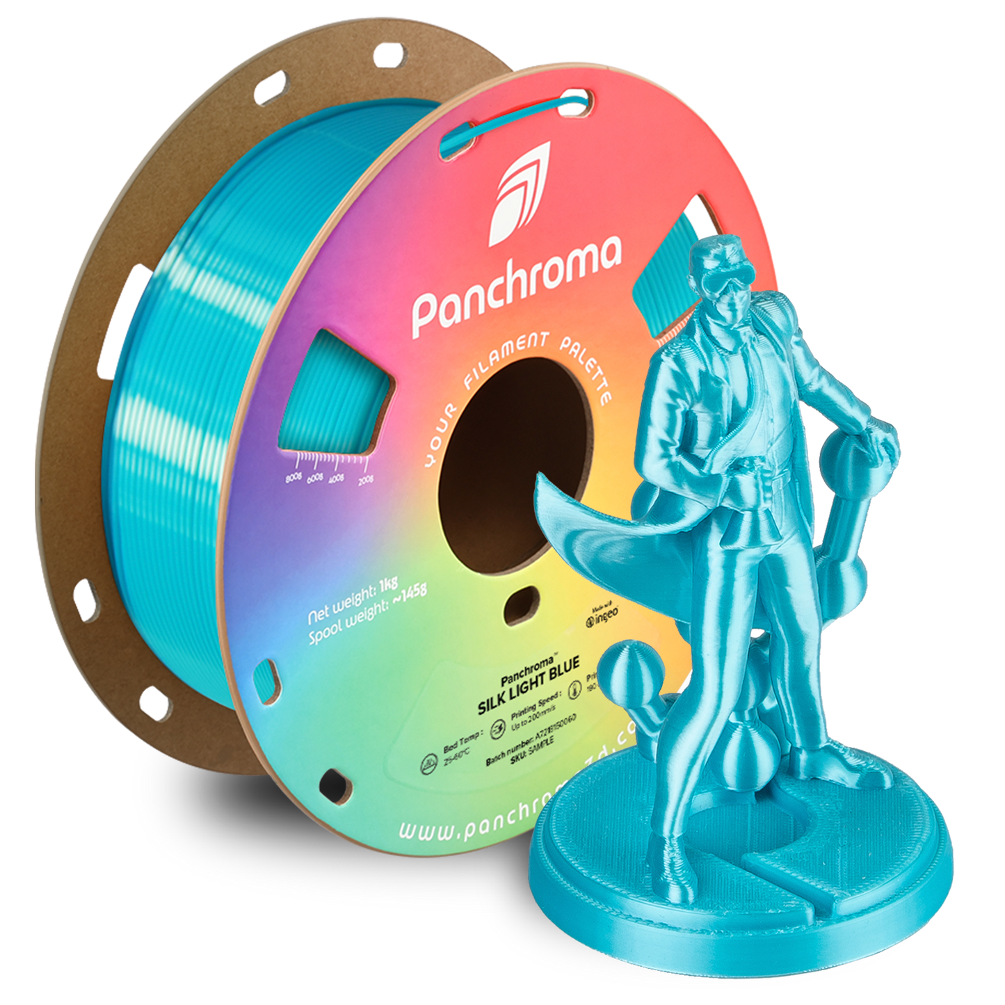 Polymaker Panchroma Silk PLA Filament 1kg 1.75 mm