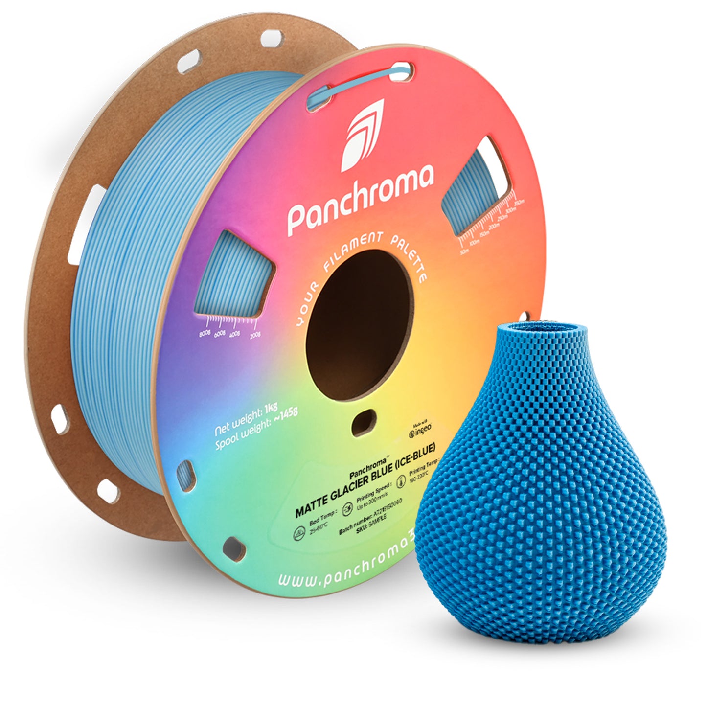 Polymaker Panchroma Dual Matte PLA Filament 1kg 1.75mm
