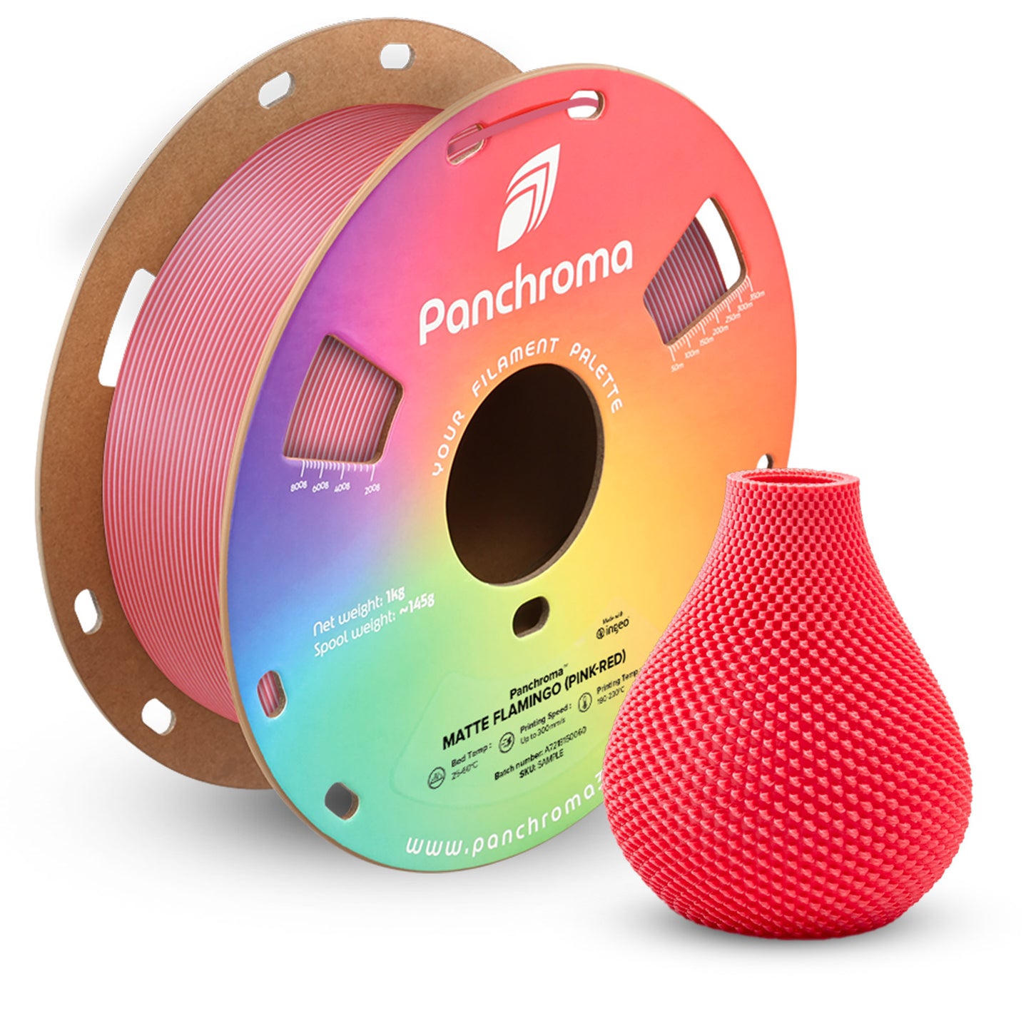 Polymaker Panchroma Dual Matte PLA Filament 1kg 1.75mm