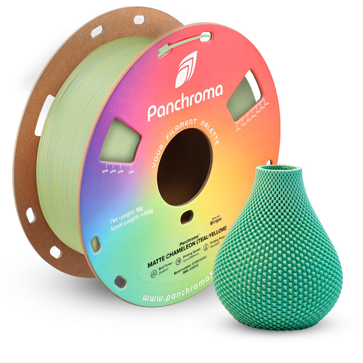 Polymaker Panchroma Dual Matte PLA Filament 1kg 1.75mm