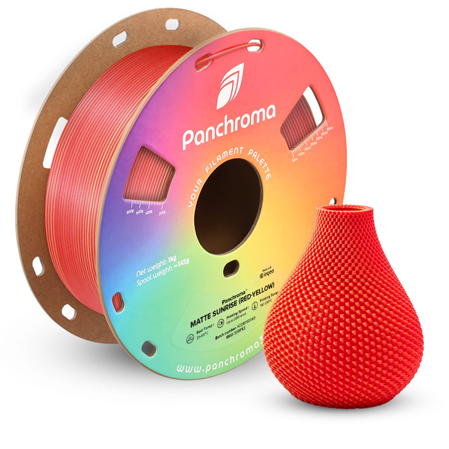 Polymaker Panchroma Dual Matte PLA Filament 1kg 1.75mm