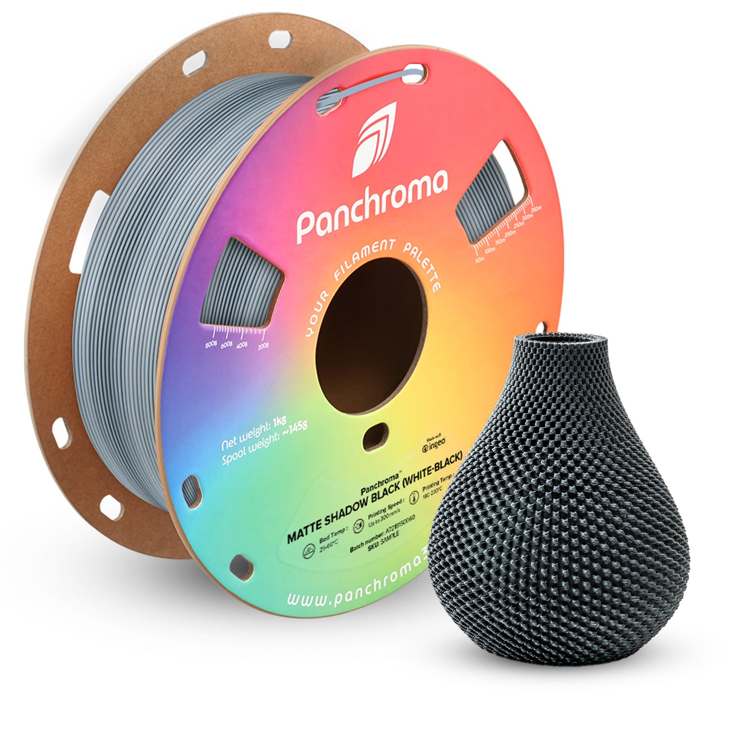 Polymaker Panchroma Dual Matte PLA Filament 1kg 1.75mm