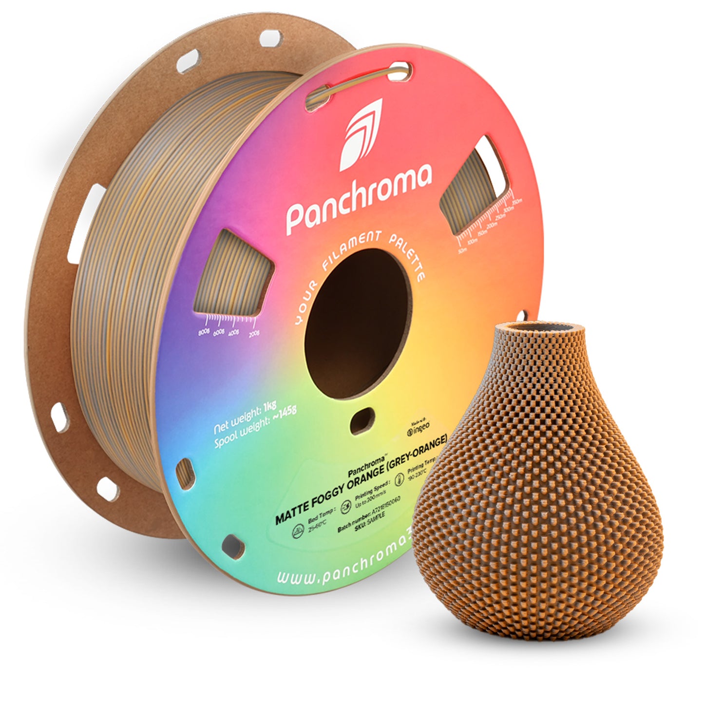 Polymaker Panchroma Dual Matte PLA Filament 1kg 1.75mm