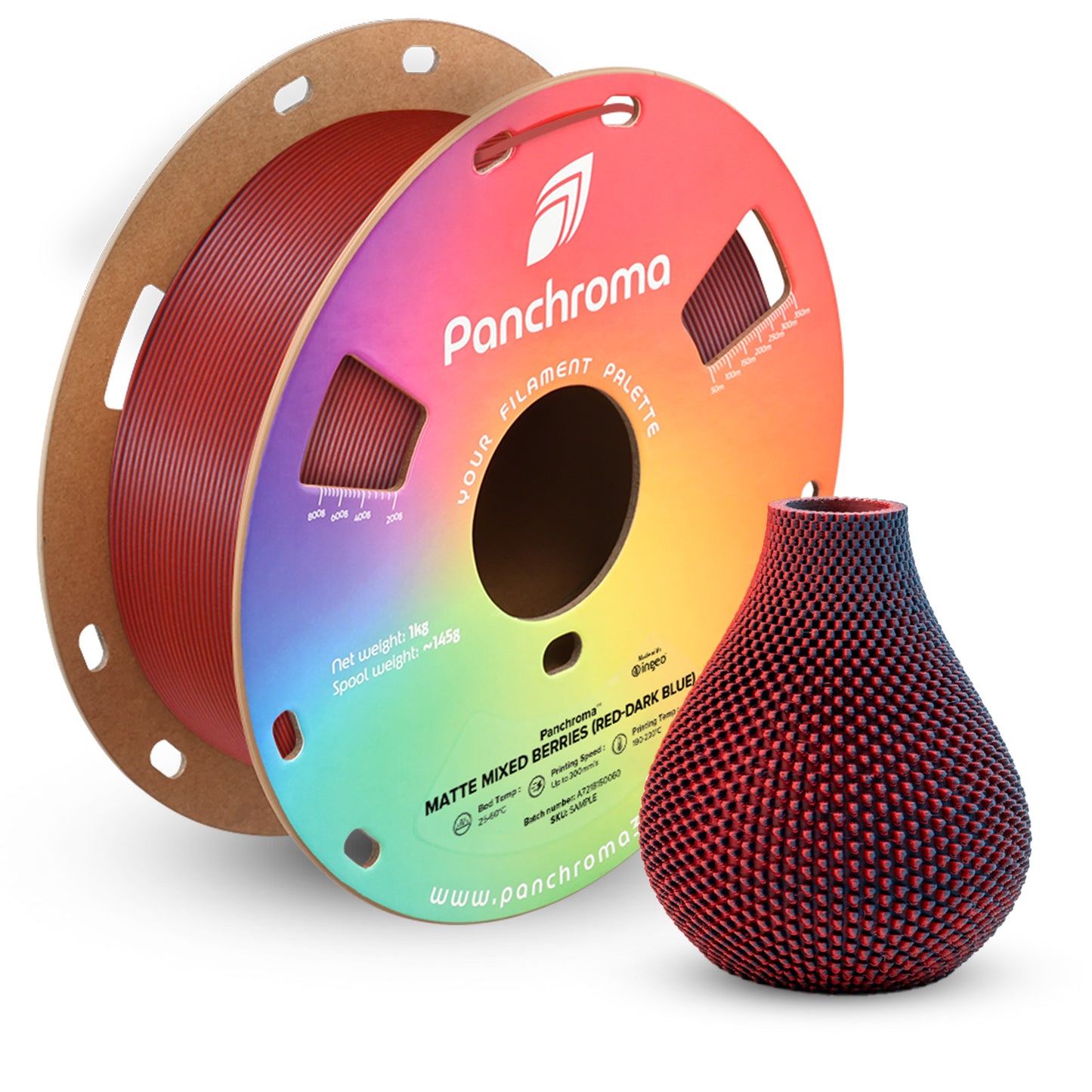 Polymaker Panchroma Dual Matte PLA Filament 1kg 1.75mm