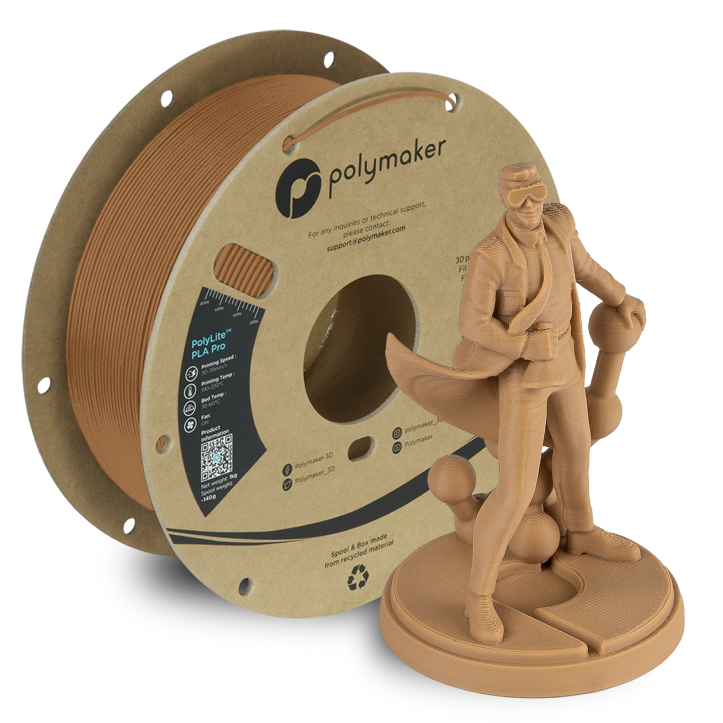 Polymaker PLA Pro Filament 1kg 1.75 mm